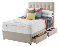 Silentnight - Knightly 2800 Pkt Memory Pillowtop - Double 4 Drawer